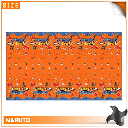 Nappe Fête d'Anniversaire Naruto