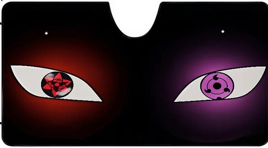 Pare-Soleil Naruto - Sasuke - Sharingan et Rinnegan