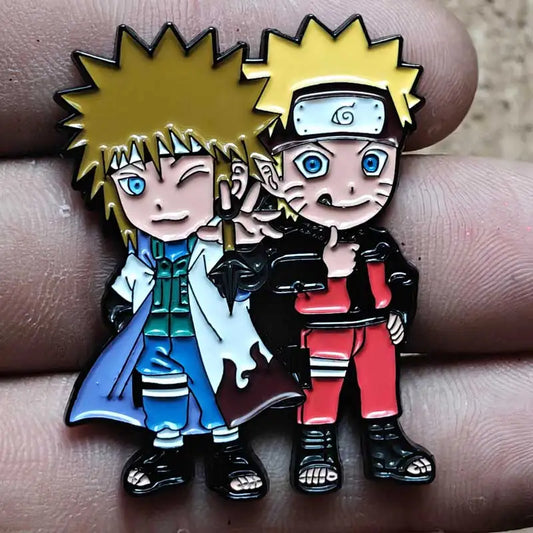 Pin's Naruto - Minato et Naruto