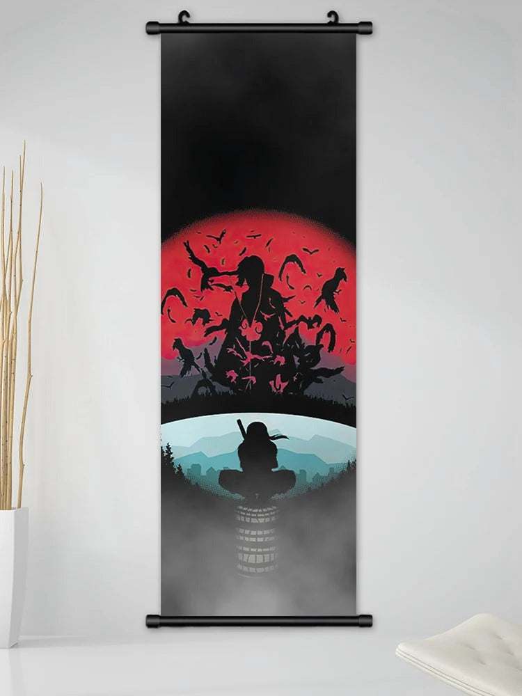 Poster Naruto - Genjutsu Corbeaux Itachi Uchiha