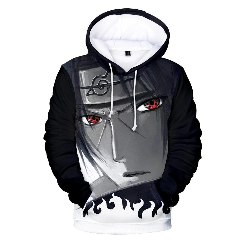 Pull Naruto - Itachi Noir et Blanc