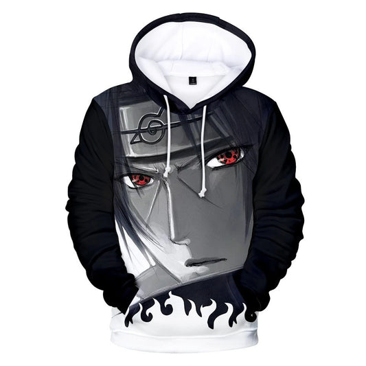 Pull Naruto - Itachi Noir et Blanc