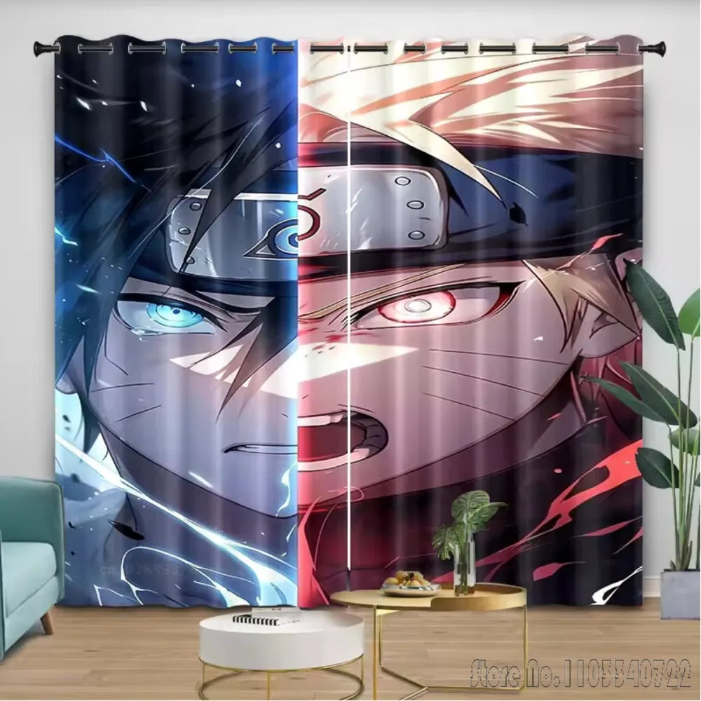 Rideau Naruto - Kakashi et Obito