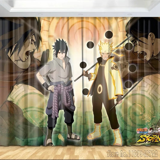 Rideau Naruto - Naruto et Sasuke