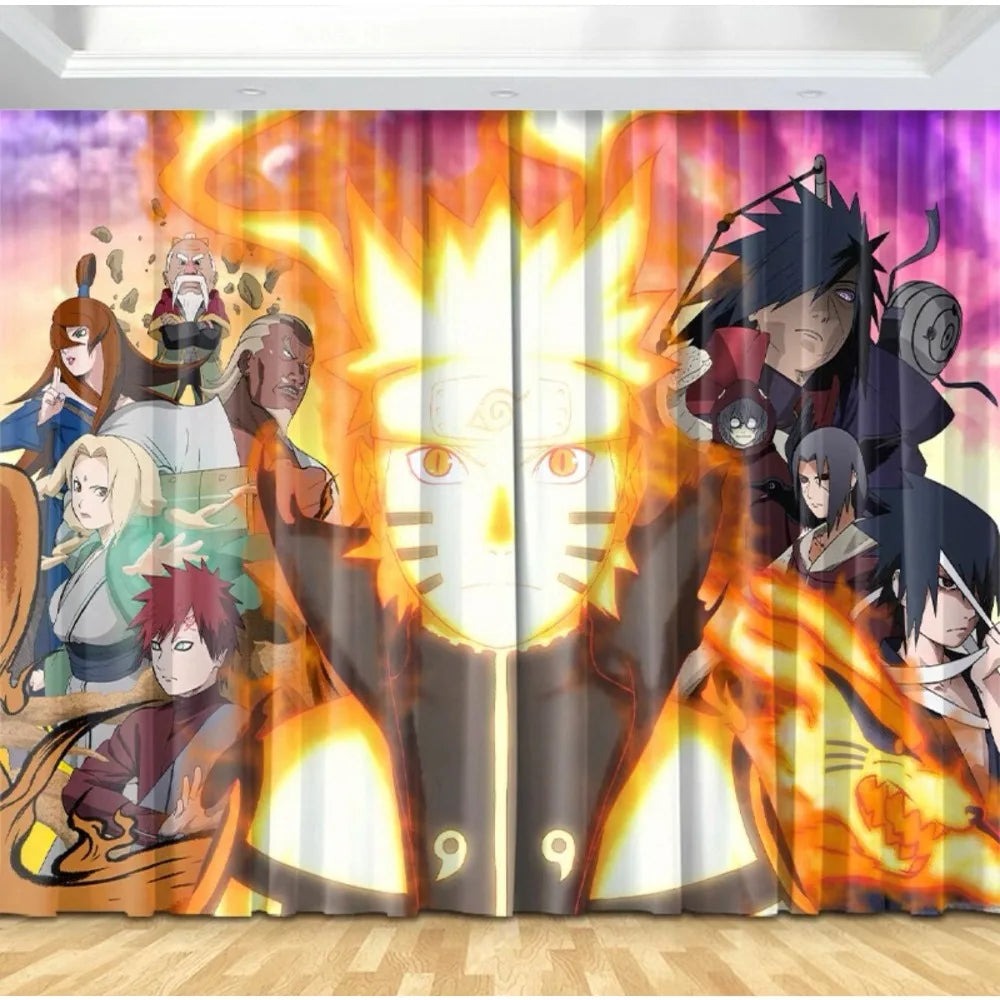 Rideau Personnages de Naruto
